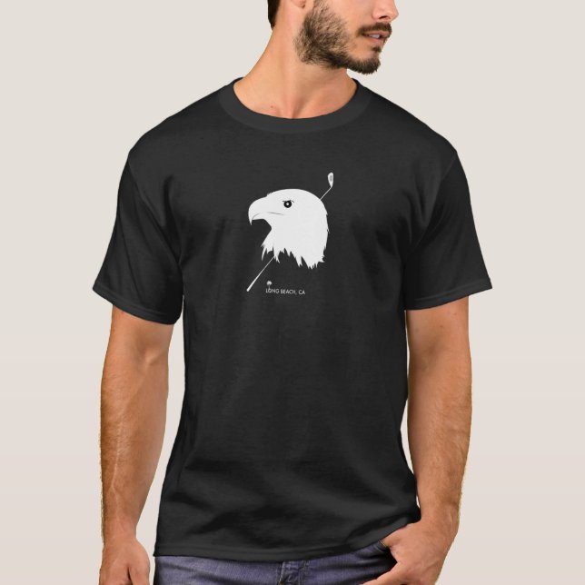 Men Golf Eagle Cool Lässiger Kurzurlaub Spaß T-Shirt (Vorderseite)