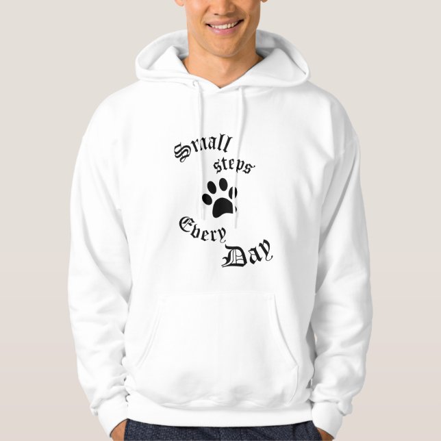 Men Hoodie | Täglich kleine Schritte (Vorderseite)