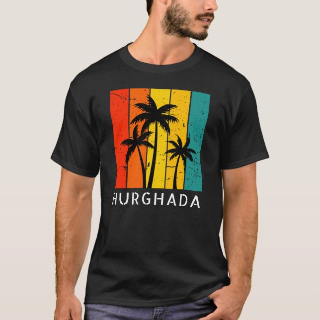 Men-Hurghada Vintag Sunset-T - Shirt (Vorderseite)