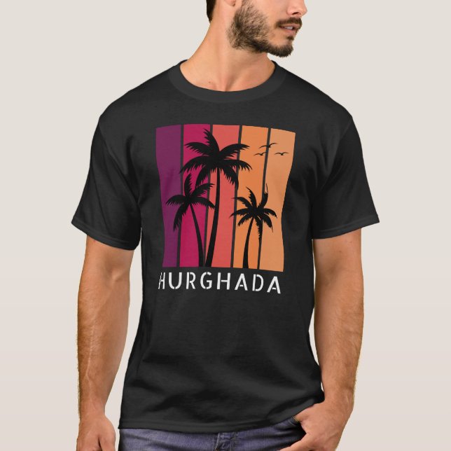 Men-Hurghada Vintag Sunset-T - Shirt (Vorderseite)