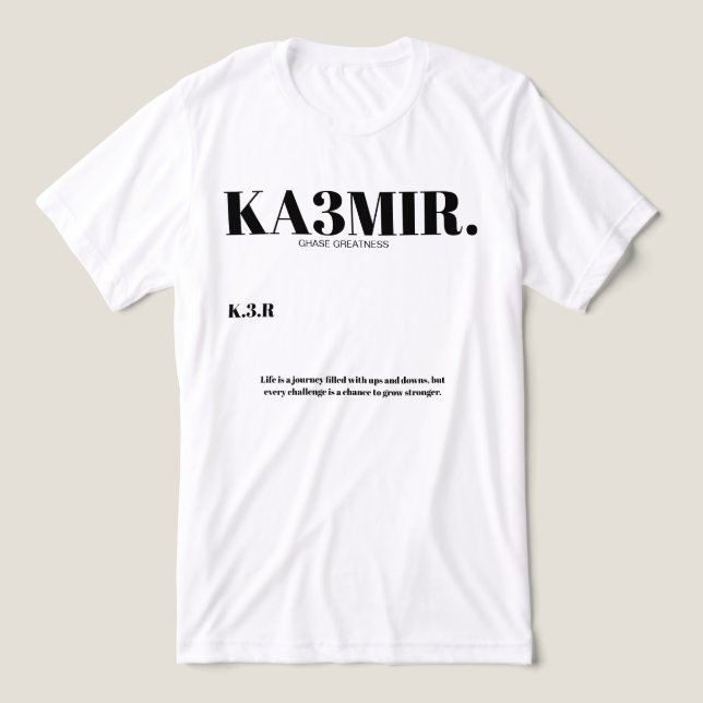 Men Kazmir T-Shirt Tri-Blend Shirt (Design Vorderseite)