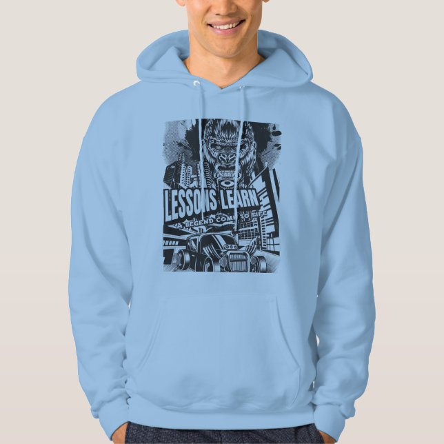 Men Legendary Gorilla Lessons Learn Hoodie  (Vorderseite)