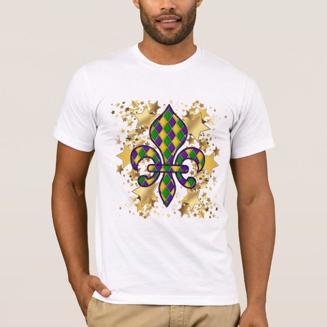 Men Mardi Gras Shirt (Vorderseite)