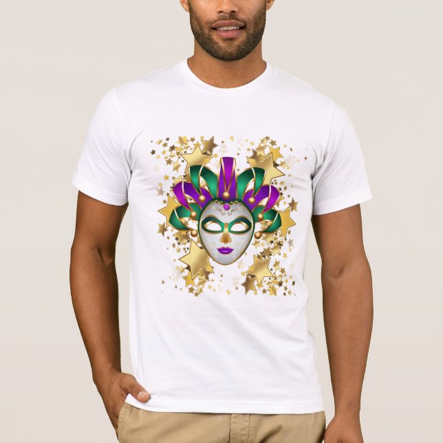 Men Mardi Gras Shirt (Vorderseite)