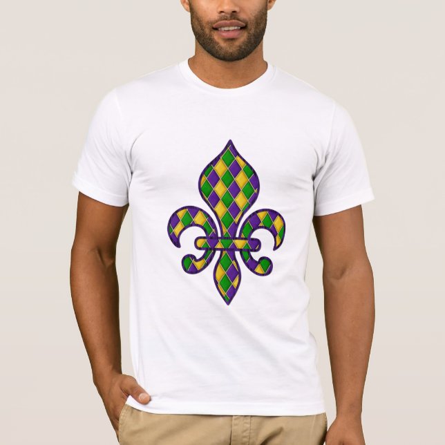 Men Mardi Gras Shirt (Vorderseite)