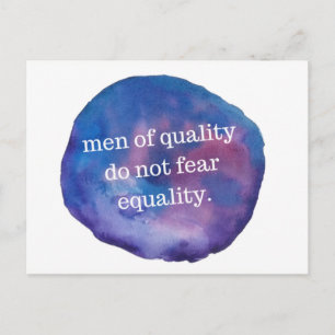 Men of Quality Postcard Postkarte