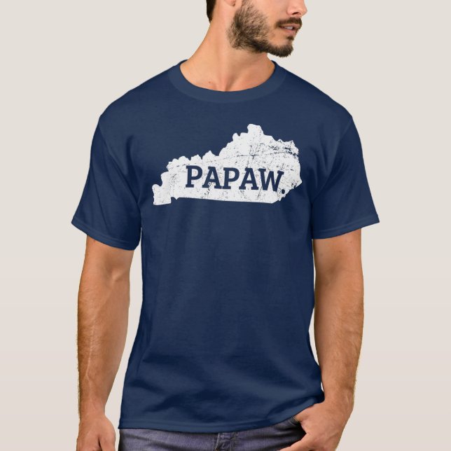 Men Papaw T Kentucky T Kentucky Grandpa T-Shirt (Vorderseite)