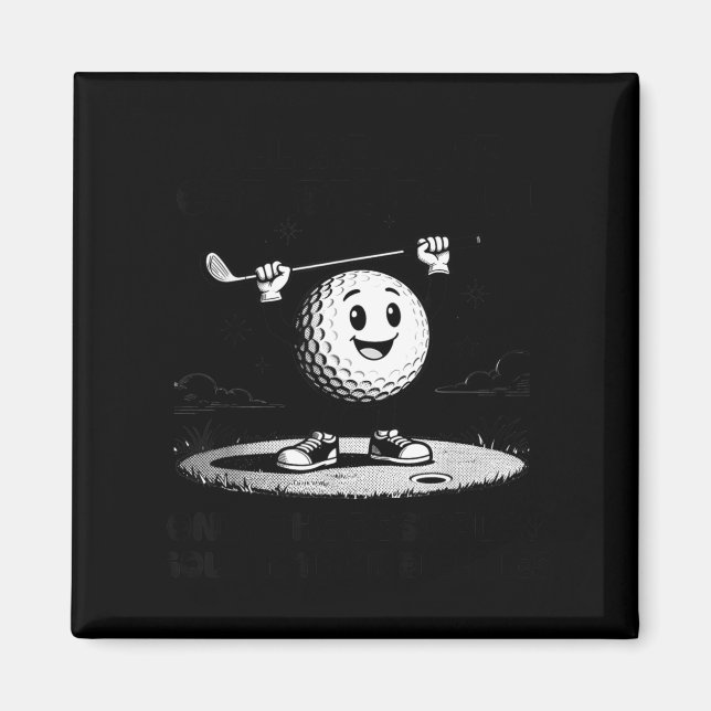 Men Play Golf Eighties Birthday All Men D Equal  Magnet (Vorne)