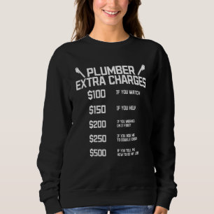 Men Plumber Extra Ladungen Vater Plumper Gag Plump Sweatshirt
