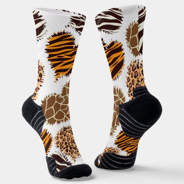 Men’s African Print Athletic Crew Socks Socken (Gewinkelt)