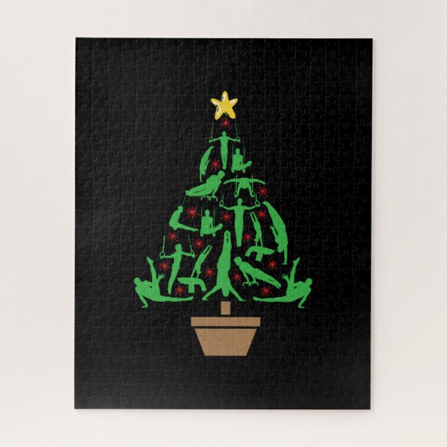 Men’s Gymnastics Christmas Tree Puzzle (Vertikal)