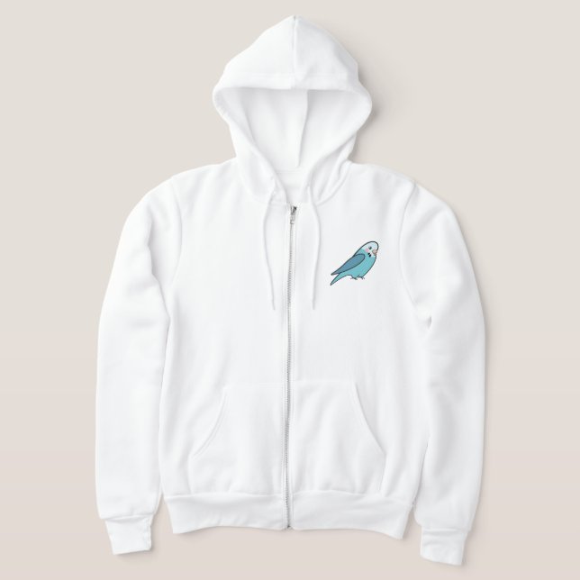 Men’s Hoodie with Girl Parakeet (Ablage )