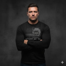 Men’s Spirit of 76 Chopper Skull Long Slee