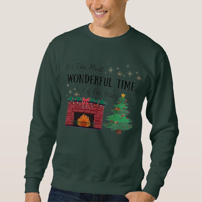 Men’s Wonderful Time Of Year Crewneck Sweatshirt (Vorderseite)