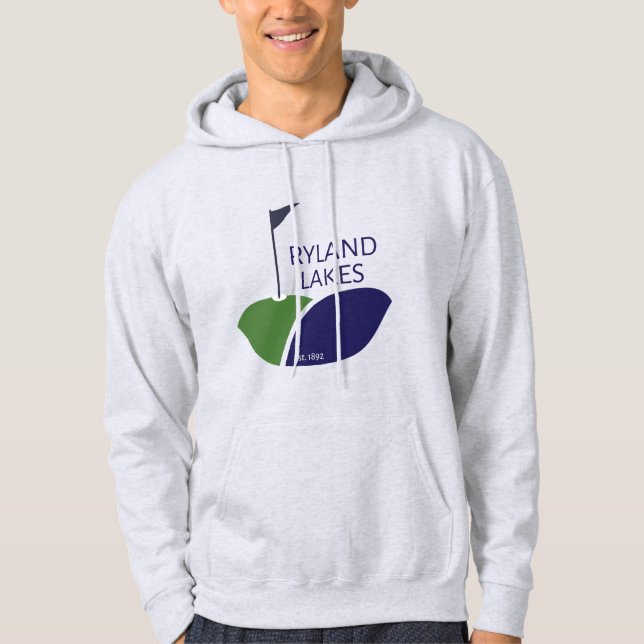 Men-Shirt - Modern Lake Logo (Groß) Hoodie (Vorderseite)