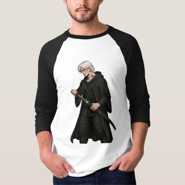 Men-T - Shirt mit Animes (Vorderseite)
