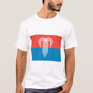 Men T Shirt mit Flag von Kansas City, Missouri