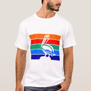 Men T Shirt mit Flag von St. Petersburg, Florida