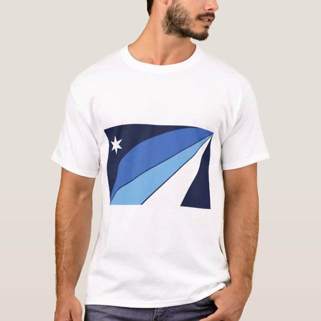 Men T Shirt mit Flagge Columbia, South Carolina (Vorderseite)