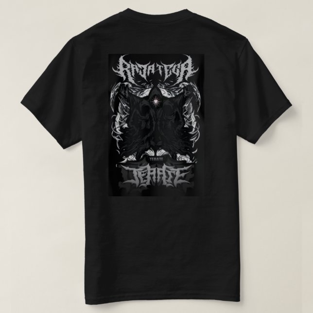 men t-shirt with design (Design Rückseite)