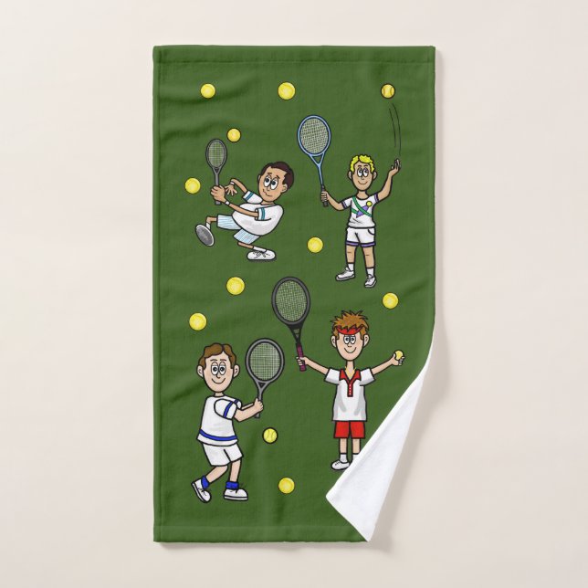 Men Tennis Players Handtuch (Handtuch)