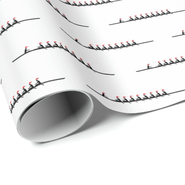 Men Weihnachtsmannmütze Rowing Rowers Crew Team #4 Geschenkpapier (Rolleneckpunkt)