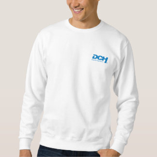 Men - White - Sweater - DCH Blue Logo Sweatshirt