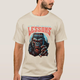 Men Wise Gorilla Lessons Learn T-Shirt