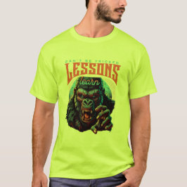 Men Wise Gorilla Lessons Learn T-Shirt