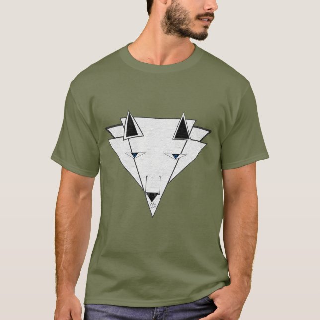 Men Wolf T-Shirt von JHT (Vorderseite)