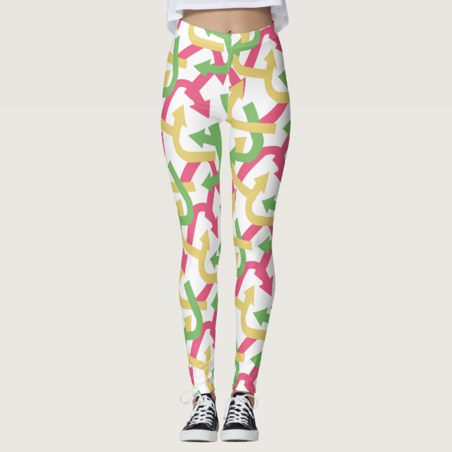 MEN WOMAN REFURBISHED BY MASANSER PIXELAT LEGGINGS (Vorderseite)