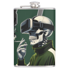 Men/Women 876 LESSONS LEARN Vinyl Wrapped Flask Flachmann