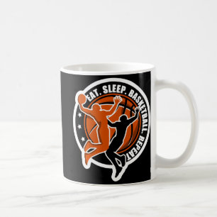 Men Women Boys Girls Eat Sleep Basketball Repeat Kaffeetasse