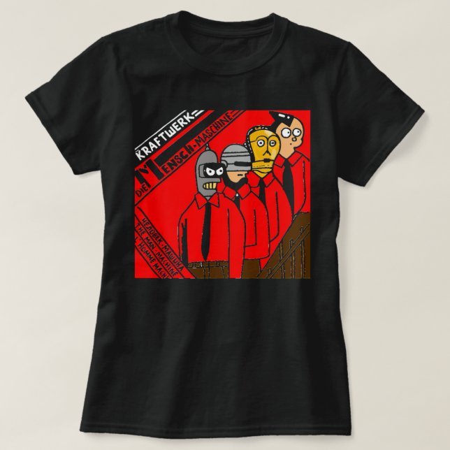 Men Women Electronic Kraftwerk Music Funny Men Fan T-Shirt (Design vorne)