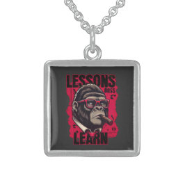 Men/Women Gorilla Boss Necklace Sterling Silberkette
