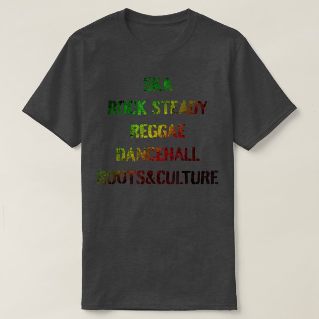 Men Women Jamaica Reggae Music Dancehall Reggae T-Shirt (Design vorne)