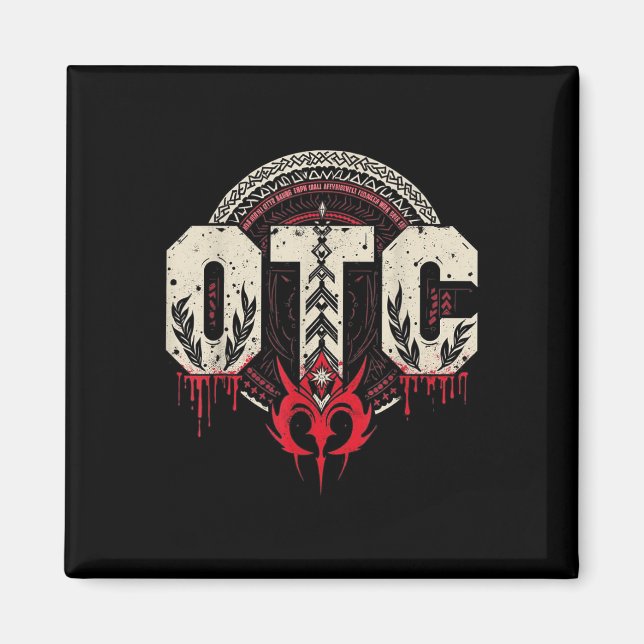 Men Women Kids Otc Bloodline Roman Wrestling Fan Magnet (Vorne)