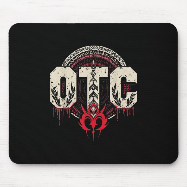 Men Women Kids Otc Bloodline Roman Wrestling Fan Mousepad (Vorne)