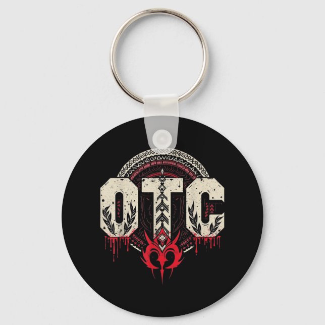 Men Women Kids Otc Bloodline Roman Wrestling Fan Schlüsselanhänger (Vorderseite)