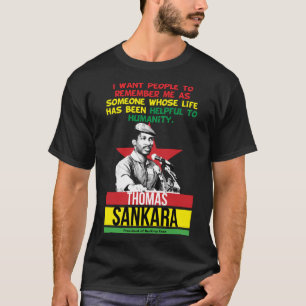 Men Women Thomas Africanist Sankara Graphic für Fa T-Shirt