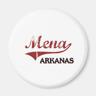 Mena Arkansas Stadt-Klassiker Magnet