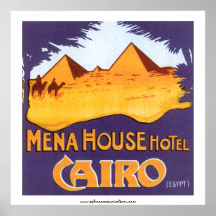 Mena Haus-Hotel-Kairo-Plakat Poster