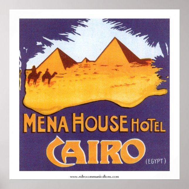 Mena House Hotel Cairo Poster (Vorne)