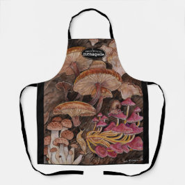 Menagerie der Pilze Schürze