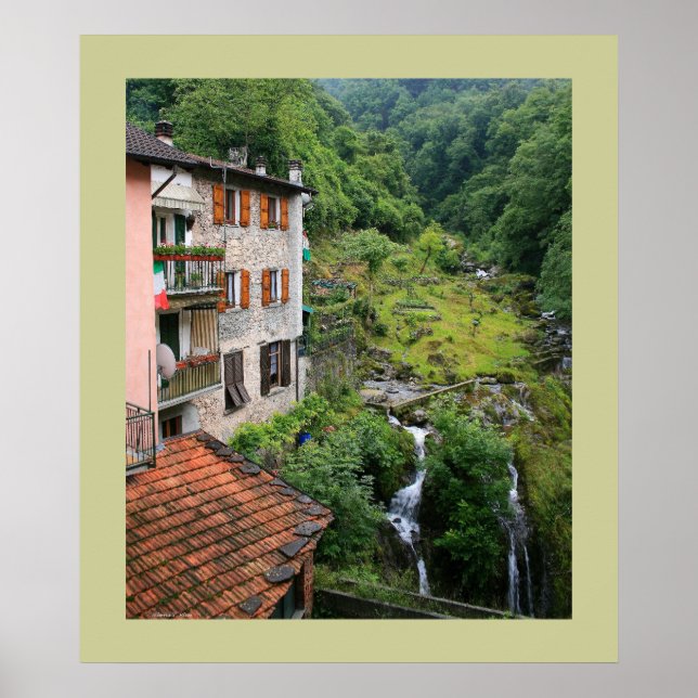 Menaggio Cliffs Poster (Vorne)