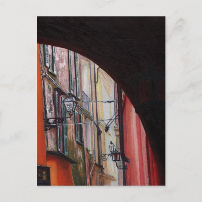 Menaggio Laternen 2012 Postkarte (Vorderseite)