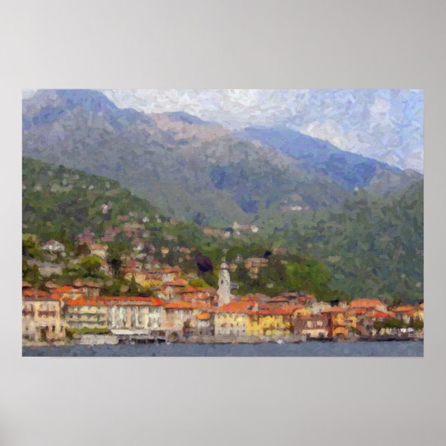 Menaggio, See Como Plakat (Vorne)