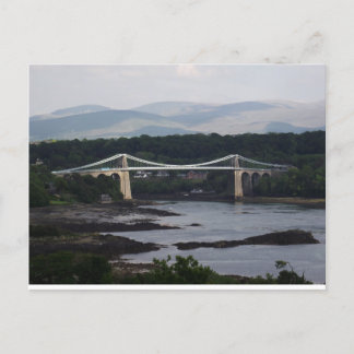 Menai Bridge Postkarte