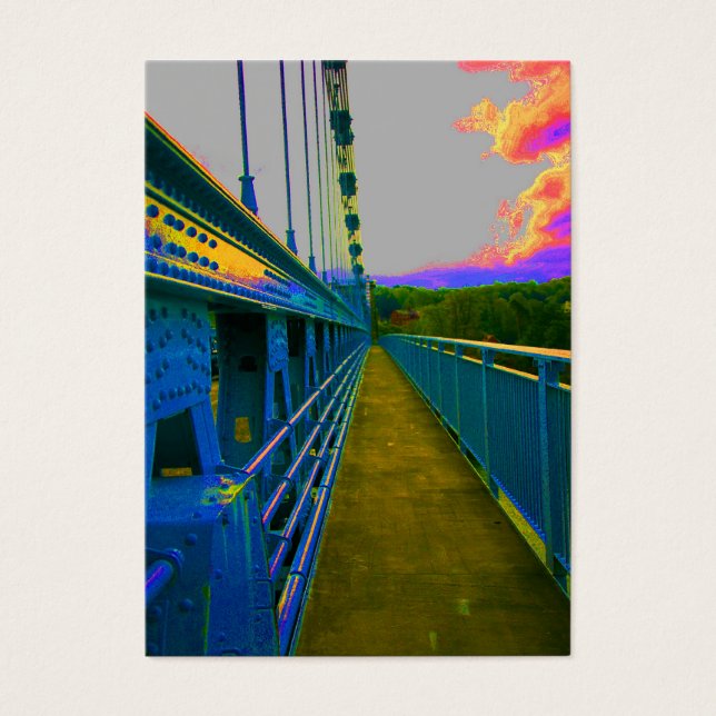 Menai-Hängebrücke (Vorderseite)