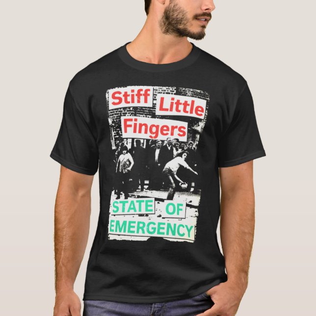 Mendadak Payu - STIFF LITTLE FINGERS T-Shirt (Vorderseite)